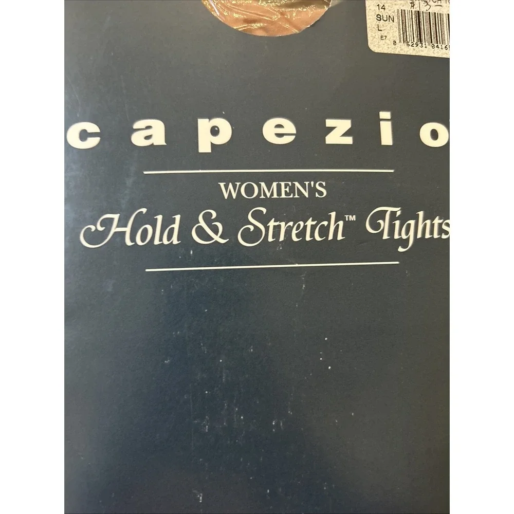 Vintage Capezio Hold And Stretch Tan Tights Large (2 Pair)